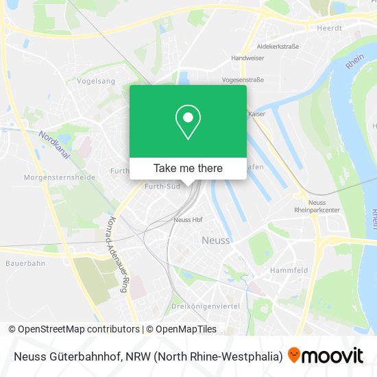 Neuss Güterbahnhof map