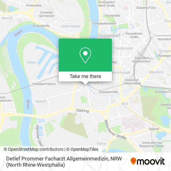 Detlef Prommer Facharzt Allgemeinmedizin map