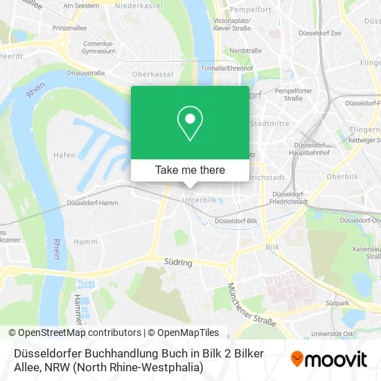 Карта Düsseldorfer Buchhandlung Buch in Bilk 2 Bilker Allee