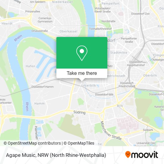 Agape Music map