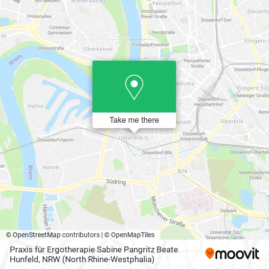 Карта Praxis für Ergotherapie Sabine Pangritz Beate Hunfeld