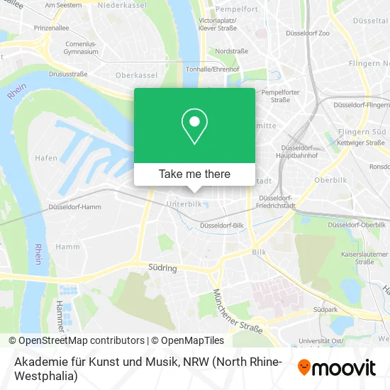Карта Akademie für Kunst und Musik