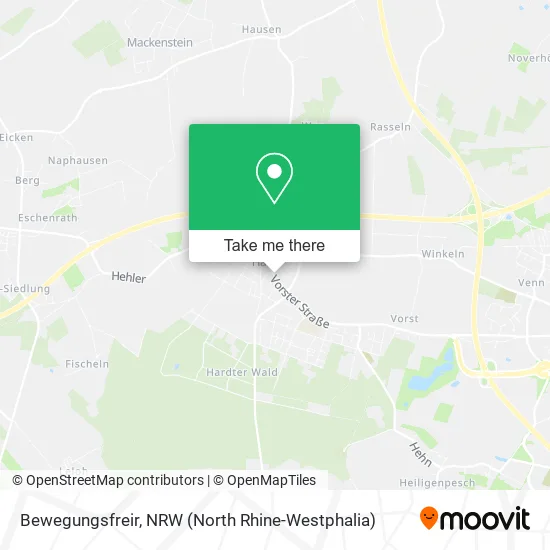 Карта Bewegungsfreir