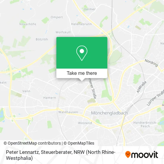 Карта Peter Lennartz, Steuerberater