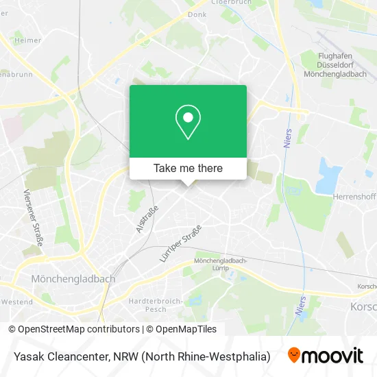 Yasak Cleancenter map