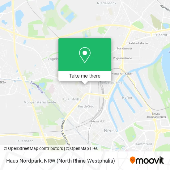 Карта Haus Nordpark