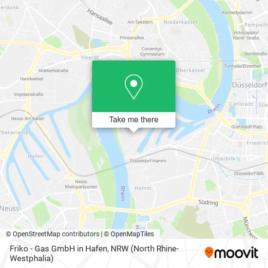 Карта Friko - Gas GmbH in Hafen