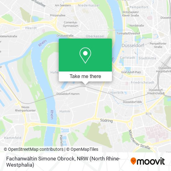 Fachanwältin Simone Obrock map