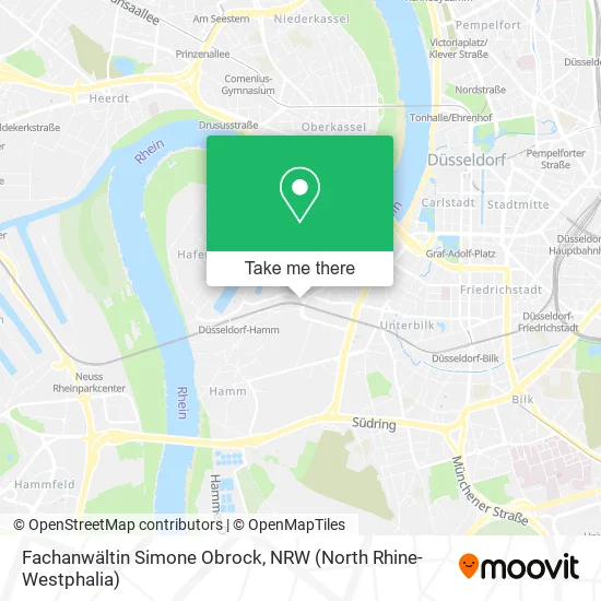 Карта Fachanwältin Simone Obrock