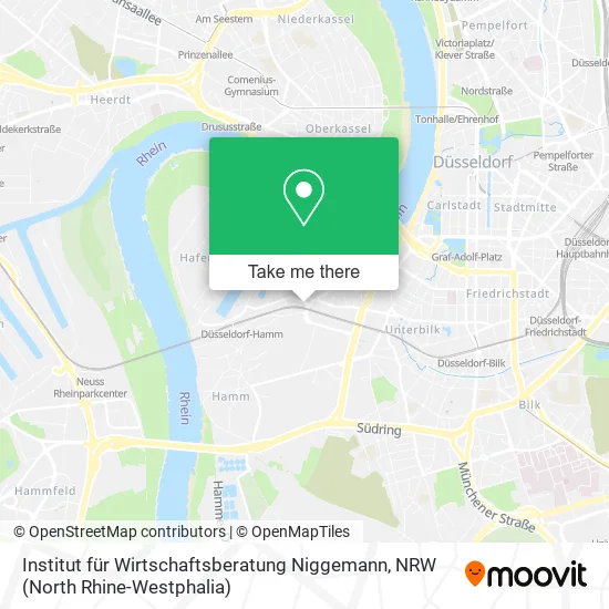 Карта Institut für Wirtschaftsberatung Niggemann