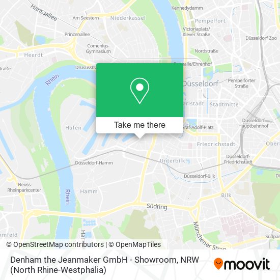 Denham the Jeanmaker GmbH - Showroom map