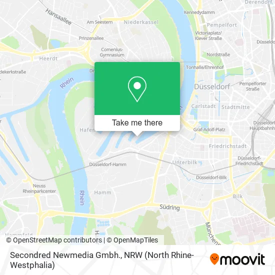 Secondred Newmedia Gmbh. map