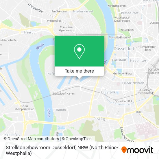 Strellson Showroom Düsseldorf map