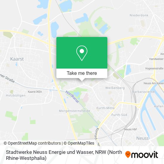 Карта Stadtwerke Neuss Energie und Wasser