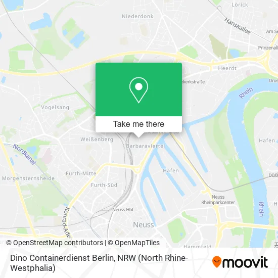 Dino Containerdienst Berlin map