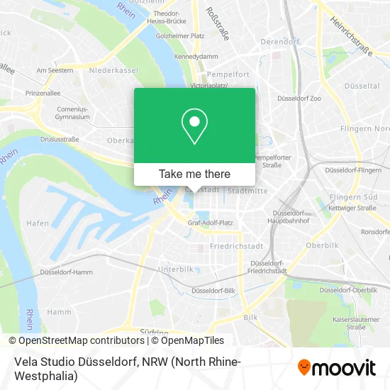 Карта Vela Studio Düsseldorf