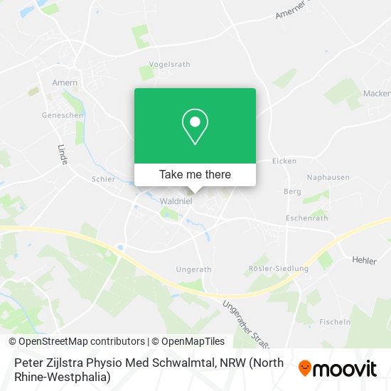 Peter Zijlstra Physio Med Schwalmtal map
