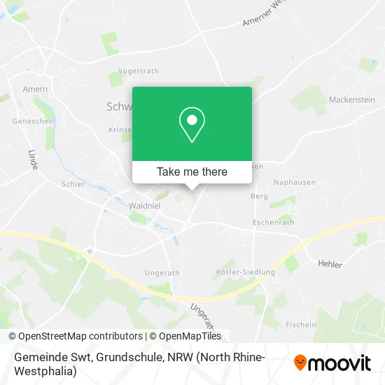 Карта Gemeinde Swt, Grundschule