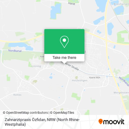 Zahnarztpraxis Özfidan map