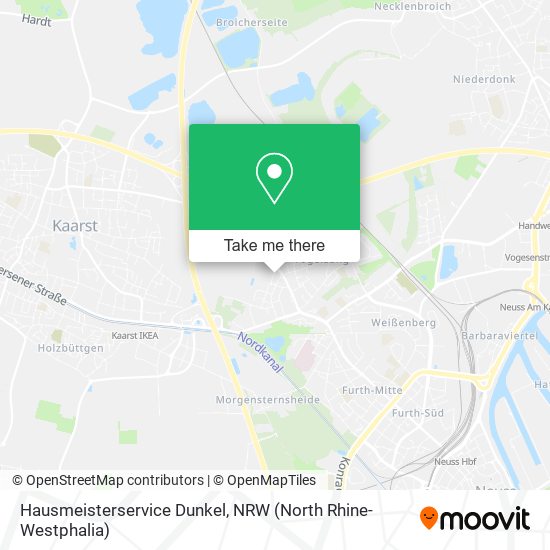 Hausmeisterservice Dunkel map