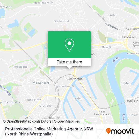 Professionelle Online Marketing Agentur map