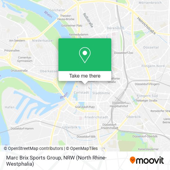 Marc Brix Sports Group map