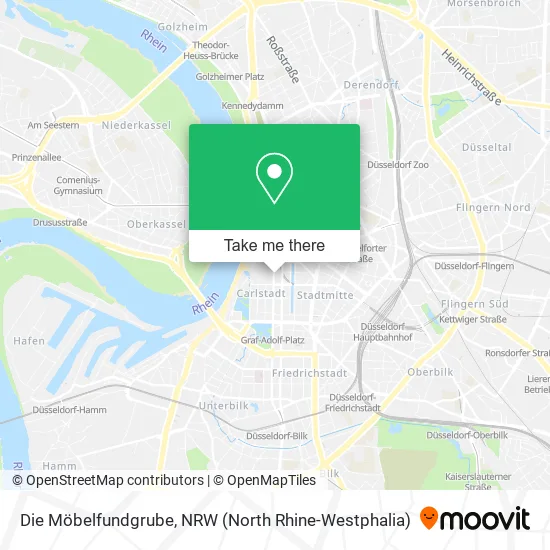Карта Die Möbelfundgrube