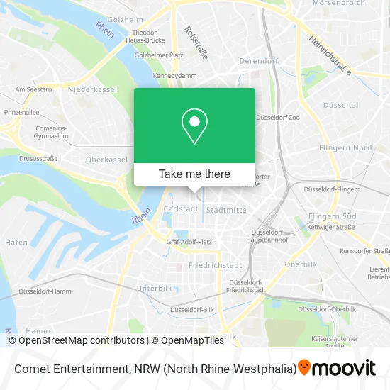 Карта Comet Entertainment