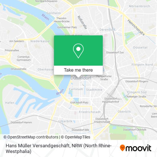 Hans Müller Versandgeschäft map