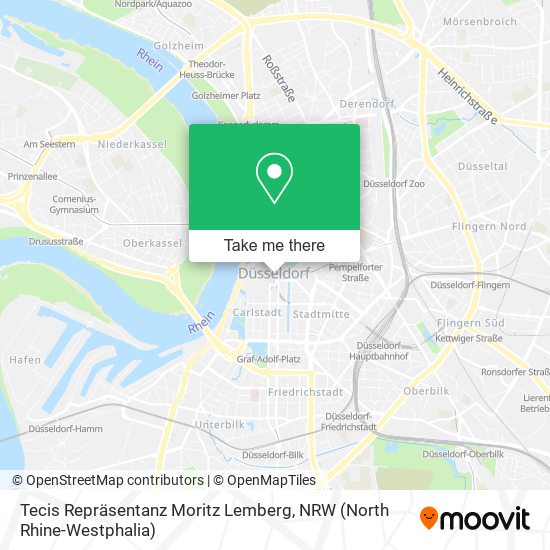 Tecis Repräsentanz Moritz Lemberg map