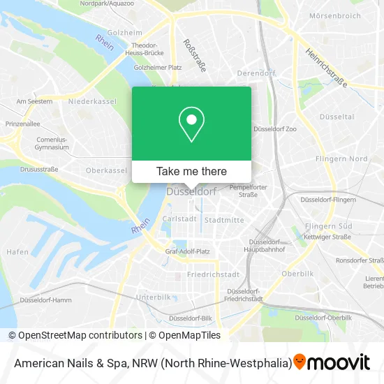 Карта American Nails & Spa