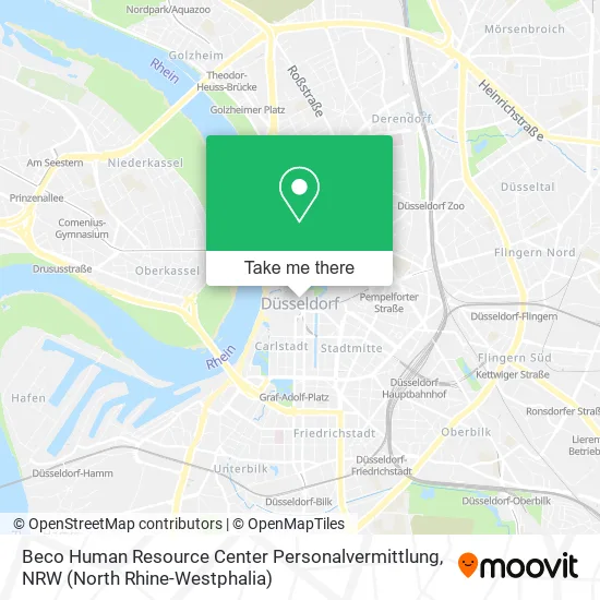 Карта Beco Human Resource Center Personalvermittlung