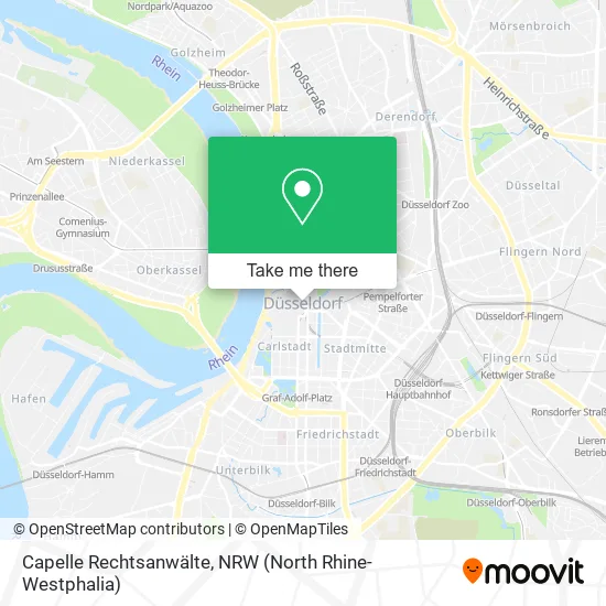 Карта Capelle Rechtsanwälte