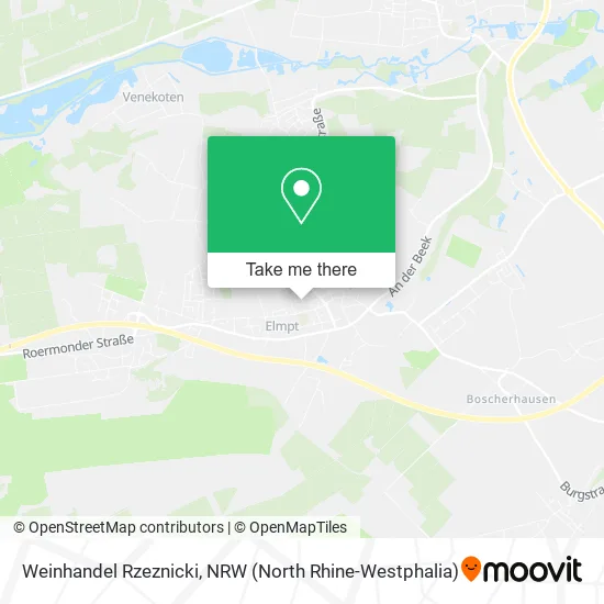 Карта Weinhandel Rzeznicki