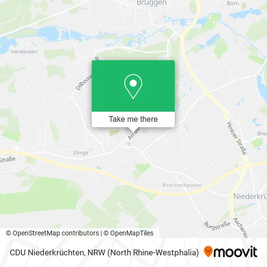 Карта CDU Niederkrüchten