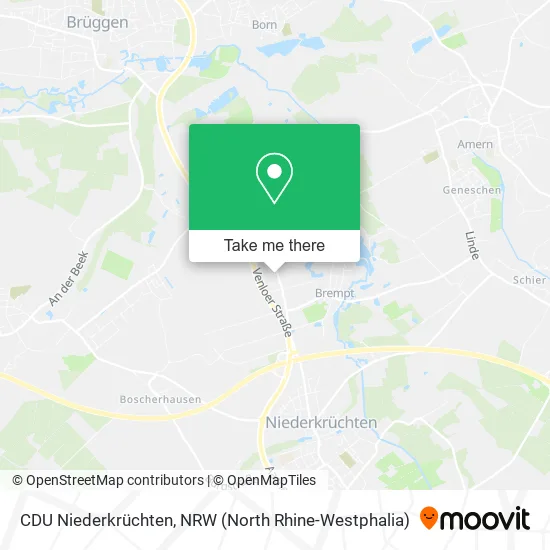 Карта CDU Niederkrüchten