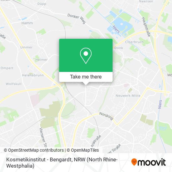 Kosmetikinstitut - Bengardt map