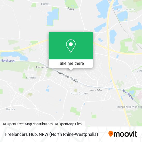 Freelancers Hub map