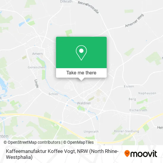 Карта Kaffeemanufaktur Koffee Vogt