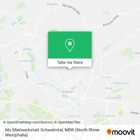 Карта Ms Mietwerkstatt Schwalmtal