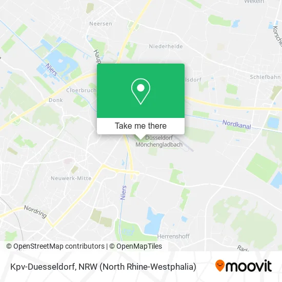 Kpv-Duesseldorf map