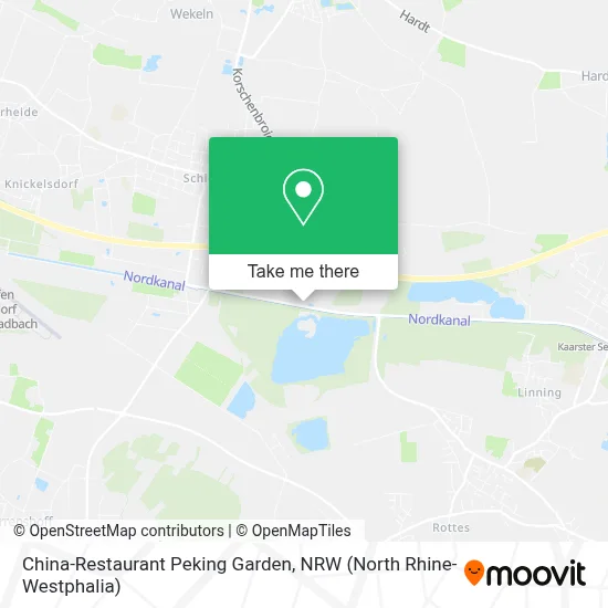 China-Restaurant Peking Garden map