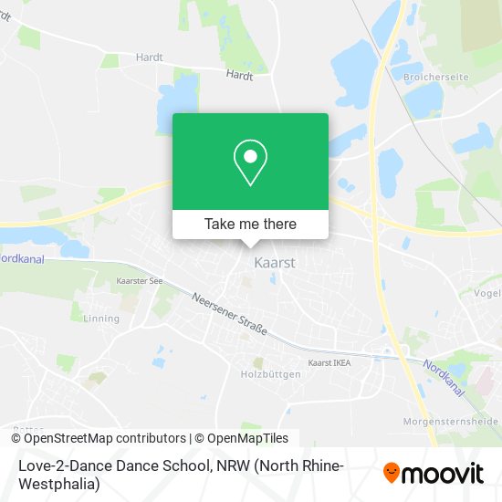 Love-2-Dance Dance School map