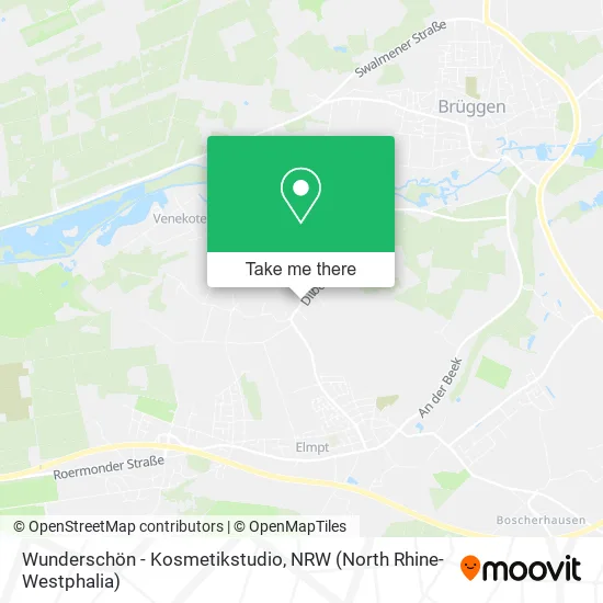 Карта Wunderschön - Kosmetikstudio