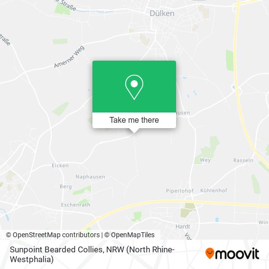 Sunpoint Bearded Collies map