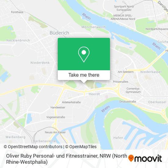 Oliver Ruby Personal- und Fitnesstrainer map