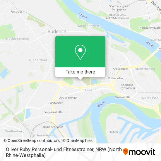 Карта Oliver Ruby Personal- und Fitnesstrainer