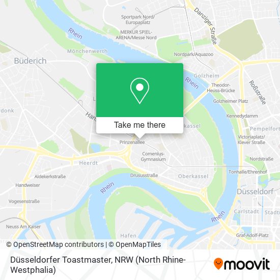 Düsseldorfer Toastmaster map
