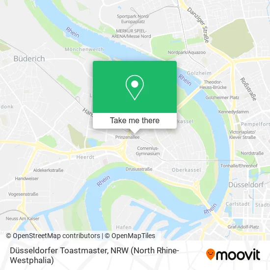 Карта Düsseldorfer Toastmaster