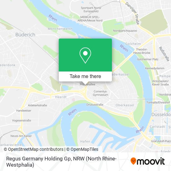 Regus Germany Holding Gp map